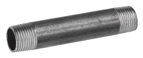 Bobine acier noir double mâle à visser 33/42 - 100mm